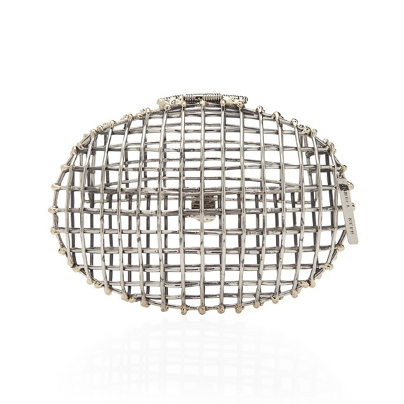 Anndra Neen Oval Open Cage Clutch - Picture 2 of 3